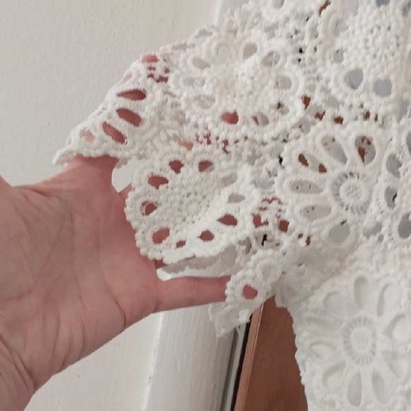 Aqua Lace Dress - Picture 6 of 9